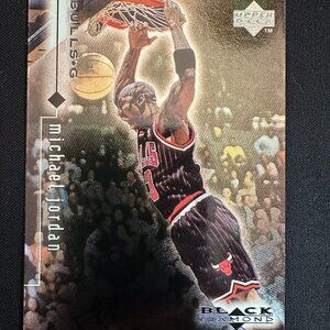 Michael Jordan Black Diamond Trading Card
